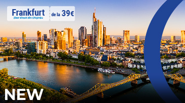 FLYONE lanseaza o destinatie noua – Frankfurt de la 39 EURO! 